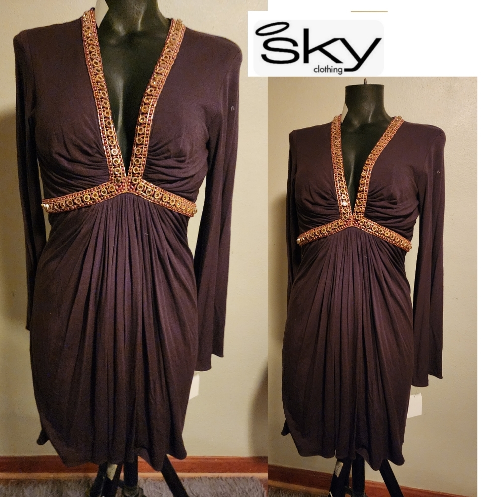 Sky dress. Sz Med